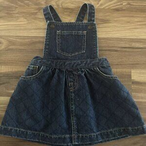 Ralph Lauren Denim Overall Skirt 24m EUC